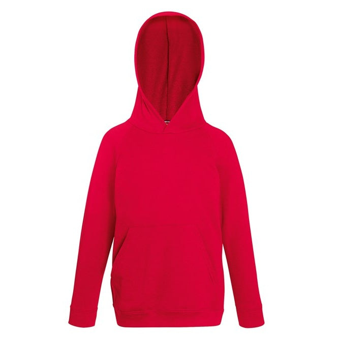 Fruit Of The Loom Kids Lightweight Hooded Sweatshirt