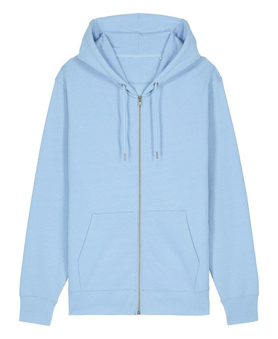 Stanley/Stella Unisex Cultivator 2.0 Iconic Zip-Thru Hoodie Sweatshirt (Stsu179) - Blue Soul