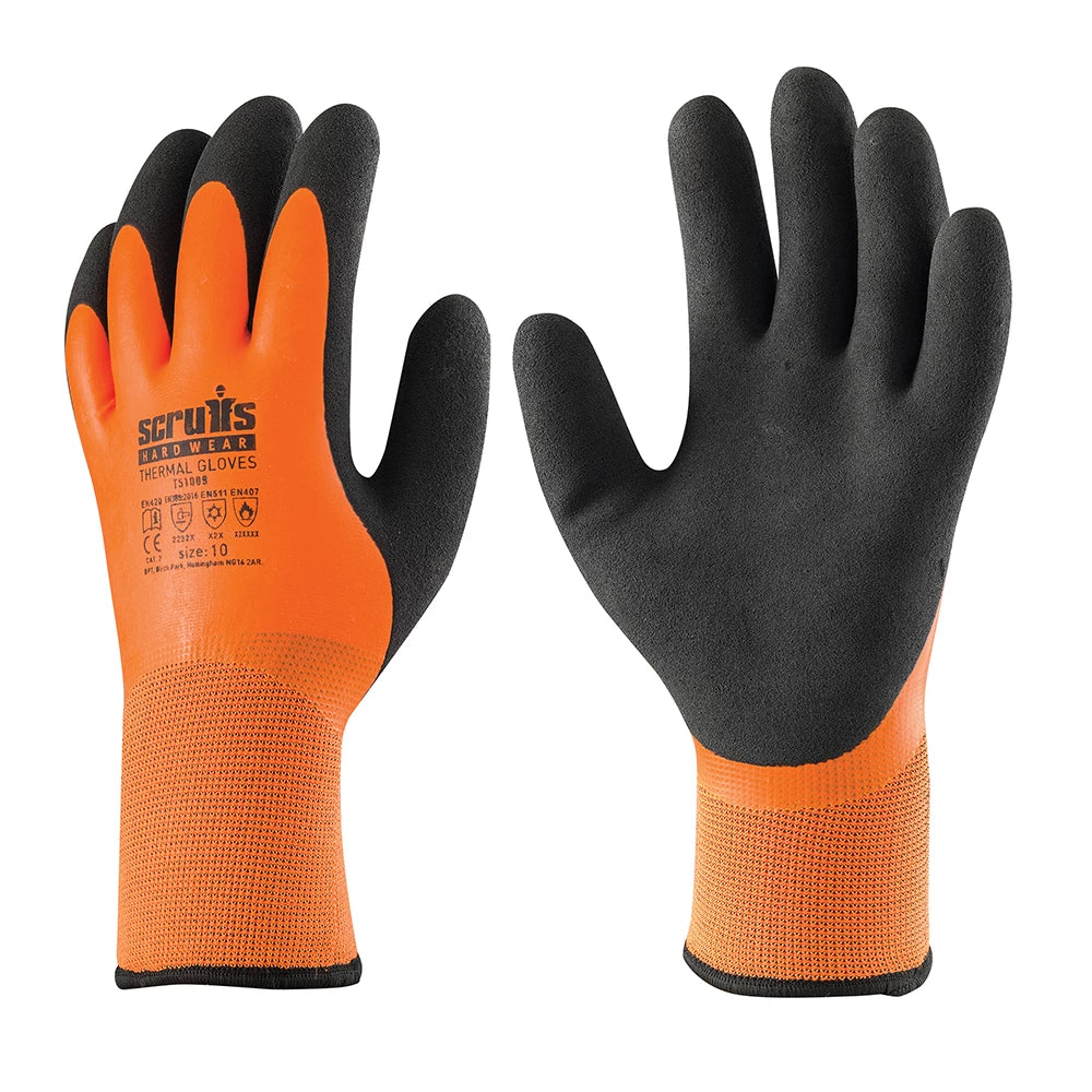 Scruffs Thermal Gloves Orange