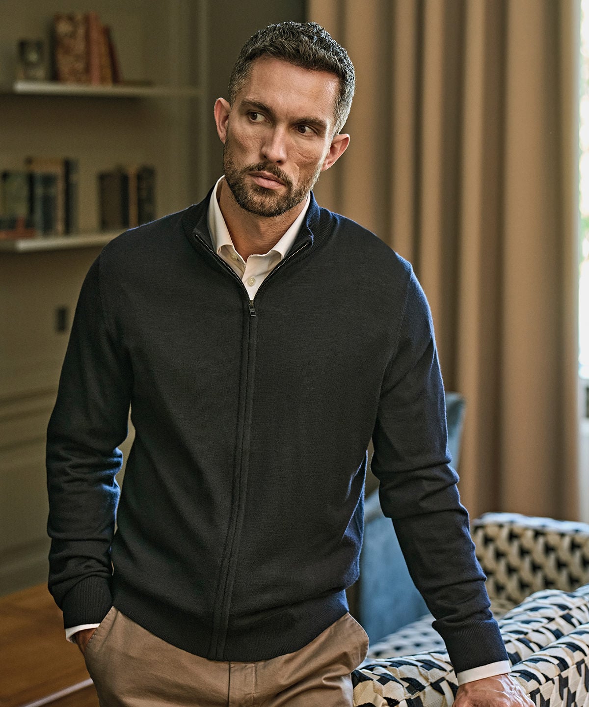 Tee Jays TJ132 Full-Zip Knit (6012)