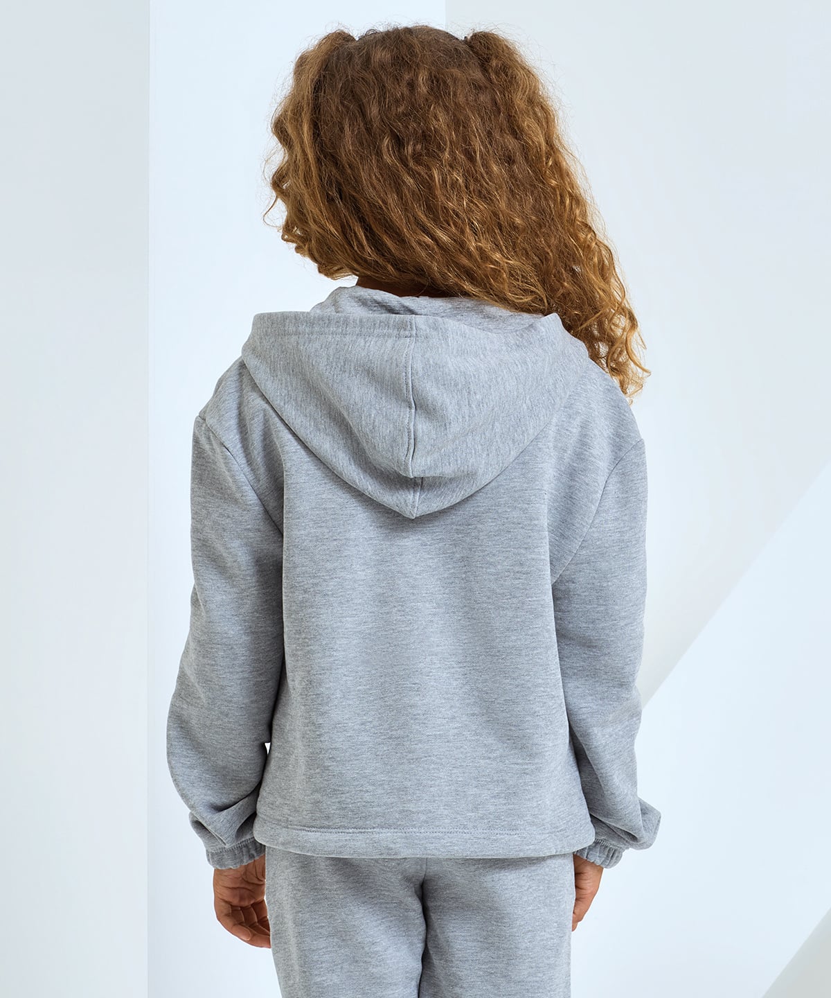 TriDri® TR61B Kids Tridri® Recycled Cropped Oversize Full-Zip Hoodie