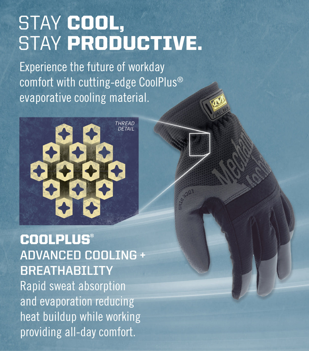 Mechanix Wear FastFit Work Gloves Black