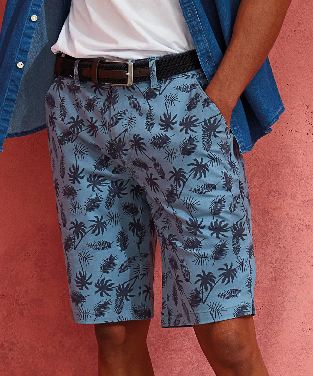 Wombat Men's Palm Print Shorts