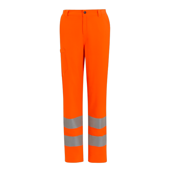 Regatta Professional Men's Hi-Vis Pro Contract Stretch Action Trousers - Orange