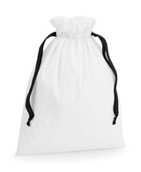 Westford Mill Cotton Gift Bag With Ribbon Drawstring