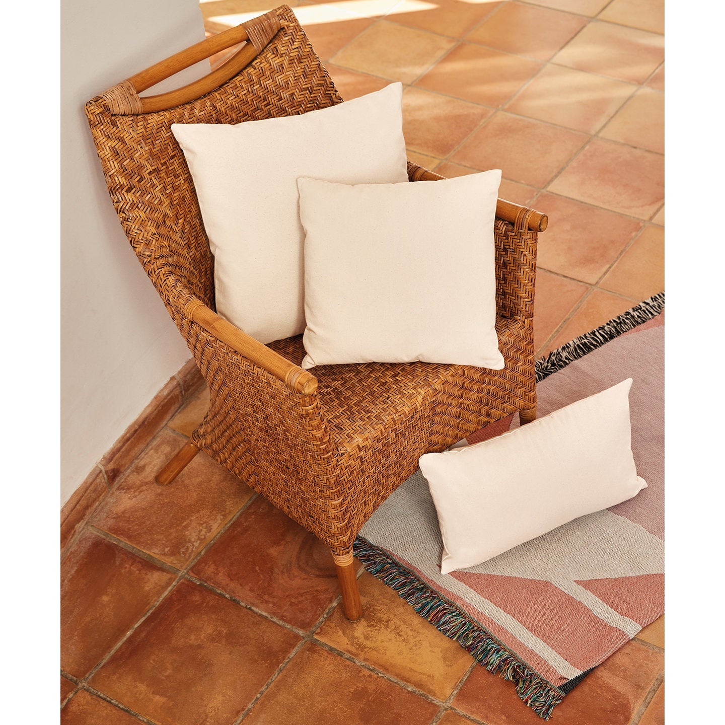 Westford Mill Fairtrade Cotton Canvas Cushion Cover