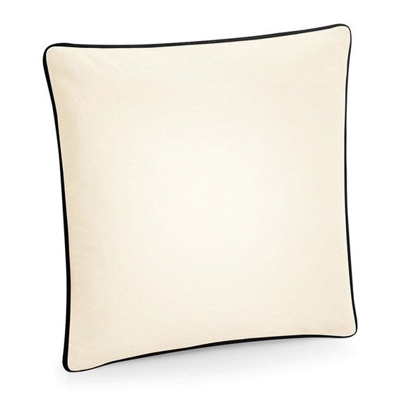 Westford Mill Fairtrade Cotton Piped Cushion Cover