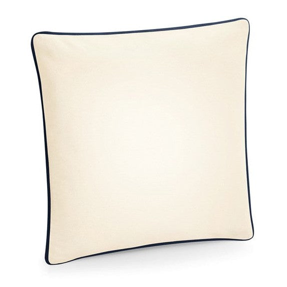 Westford Mill Fairtrade Cotton Piped Cushion Cover