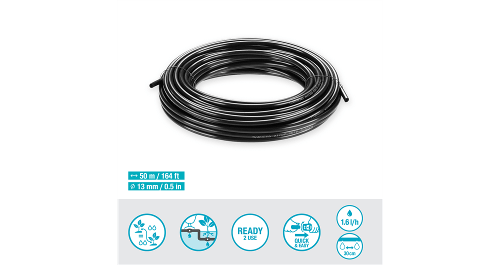 Gardena Dripline above&below ground 50m