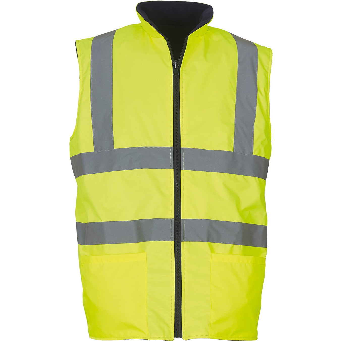 Yoko Hi-Vis Reversible Fleece Bodywarmer