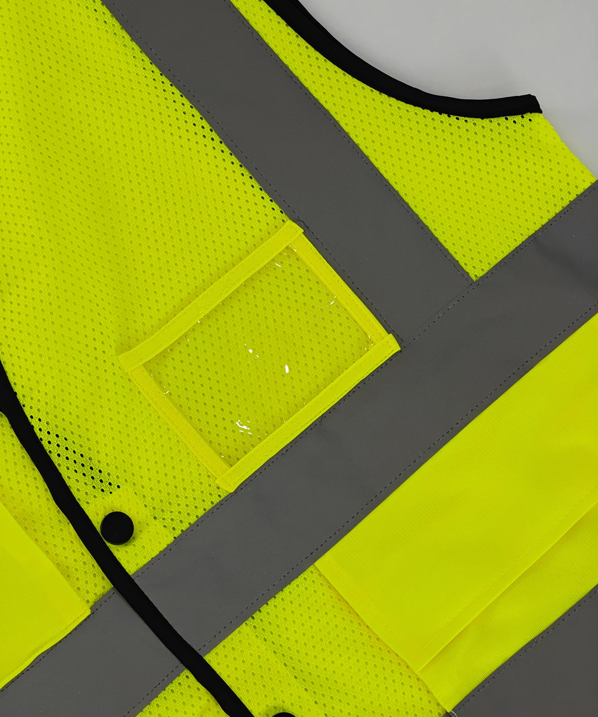 Yoko YK057 Hi-Vis Superior Open Mesh Button Waistcoat (hvw860)