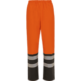 ELKA Waist Trousers 072400R #colour_hi-vis-orange-black