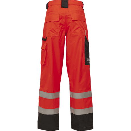 ELKA Visible Xtreme Waist Trousers 082400R #colour_hi-vis-red-black