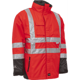 ELKA Visible Xtreme 2-in-1 Jacket 086100R #colour_hi-vis-red-black