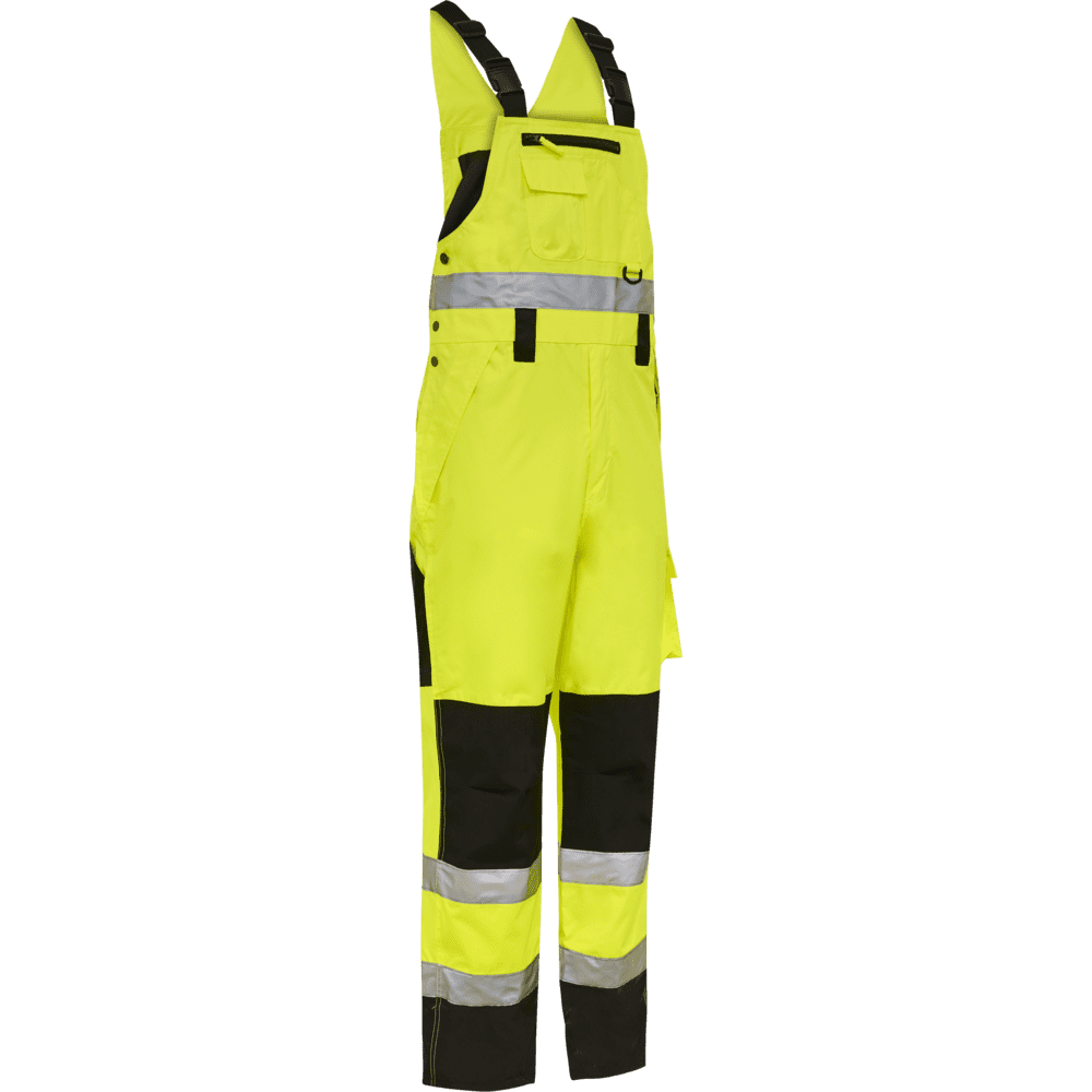 ELKA Visible Xtreme Bib & Brace 089900R #colour_hi-vis-yell-black