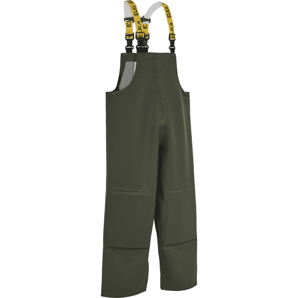 ELKA Bib & Brace With Knee Reinforcement 177303 #colour_olive