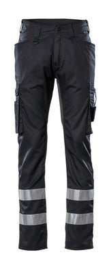 Mascot Frontline Service Trousers with Reflective Tape #colour_black