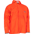 ELKA Fishing Xtreme Jacket With Elasticated Wind Catch 179806FX #colour_hi-vis-orange