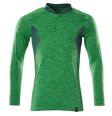 Mascot Accelerate Coolmax Pro Long-Sleeved Polo Shirt #colour_grass-green-green