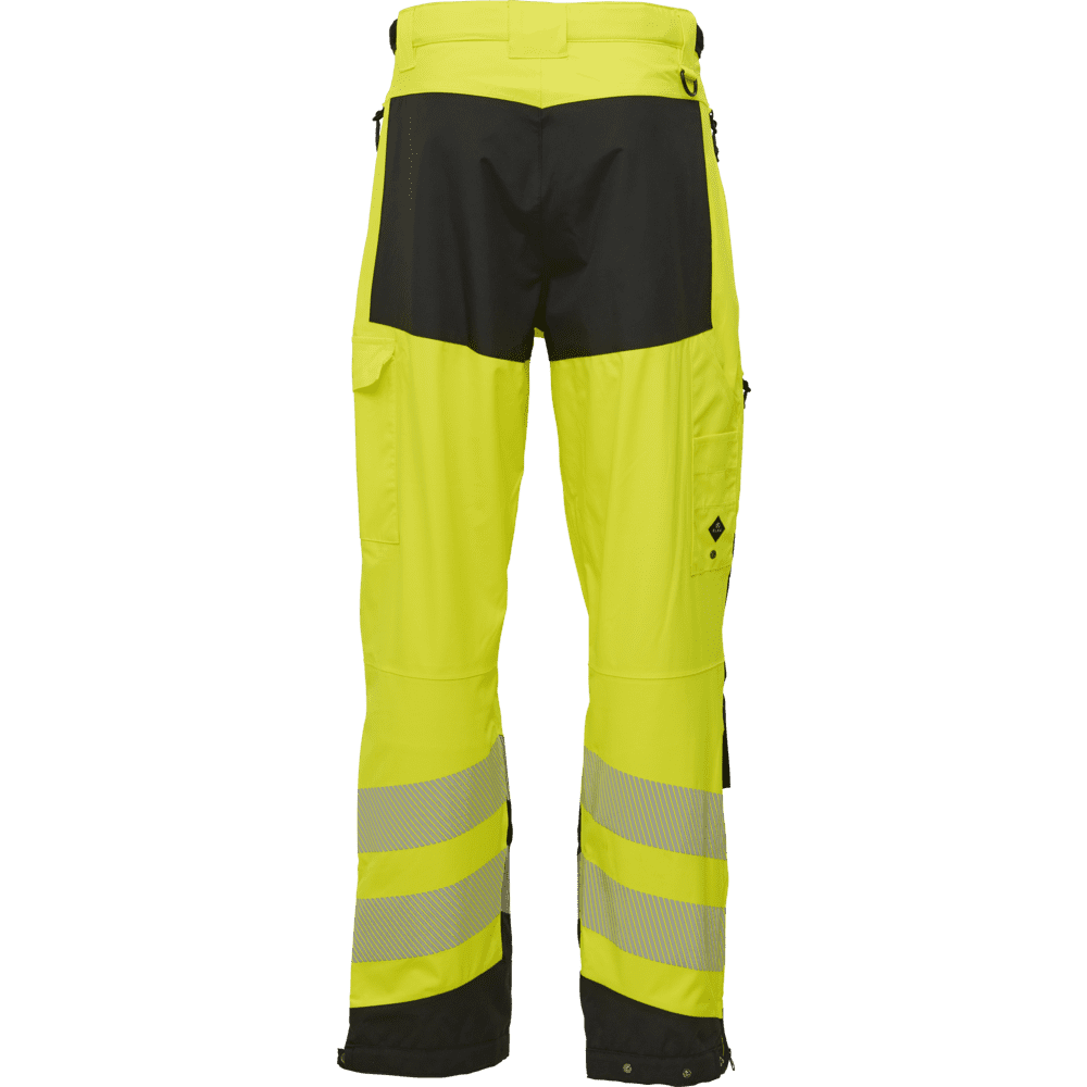 ELKA Visible Xtreme Stretch Waist Trousers 182400R #colour_hi-vis-yell-black