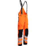 ELKA Visible Xtreme Stretch Combi Trousers 182401R #colour_hi-vis-orange-black