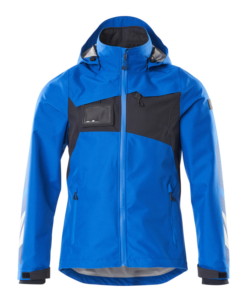 Mascot Accelerate Waterproof Outer Shell Jacket #colour_azure-blue-dark-navy