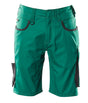 Mascot Unique Lightweight Shorts - Green/Black #colour_green-black