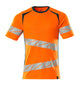 Mascot Accelerate Safe Modern Fit T-shirt #colour_hi-vis-orange-dark-petroleum