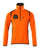 Mascot Accelerate Safe Microfleece Jacket with Half Zip #colour_hi-vis-orange-dark-anthracite