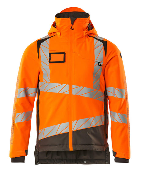 Mascot Accelerate Safe Winter Jacket with CLIMascot #colour_hi-vis-orange-dark-anthracite