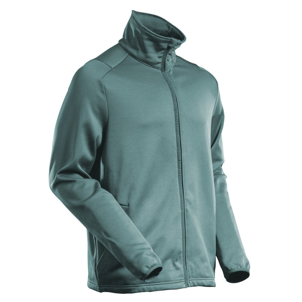 Mascot Customized Microfleece with Zipper #colour_light-forest-green