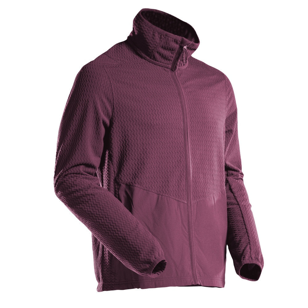 Mascot Customized Microfleece with Zipper #colour_bordeaux