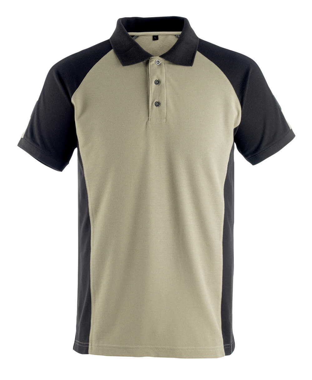 Mascot Unique Bottrop Polo Shirt #colour_light-khaki-black