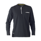 Bisley Flex & Move Long Sleeve Cotton Henley T-Shirt