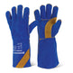 Beeswift Cat2 Blue Gold HQ 16" Welders Gauntlet Blue