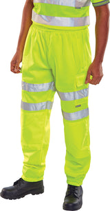 Beeswift Hi Viz Sweat Jog Bottom