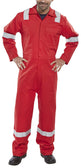 Beeswift Fire Retardant Nordic Design Boilersuit Red