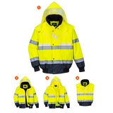 Portwest Glowtex 3in1 Bomber Jacket