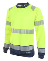 Beeswift Hivis Two Tone Sweatshirt