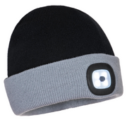 Portwest 2-Tone LED Rechargeable Beanie