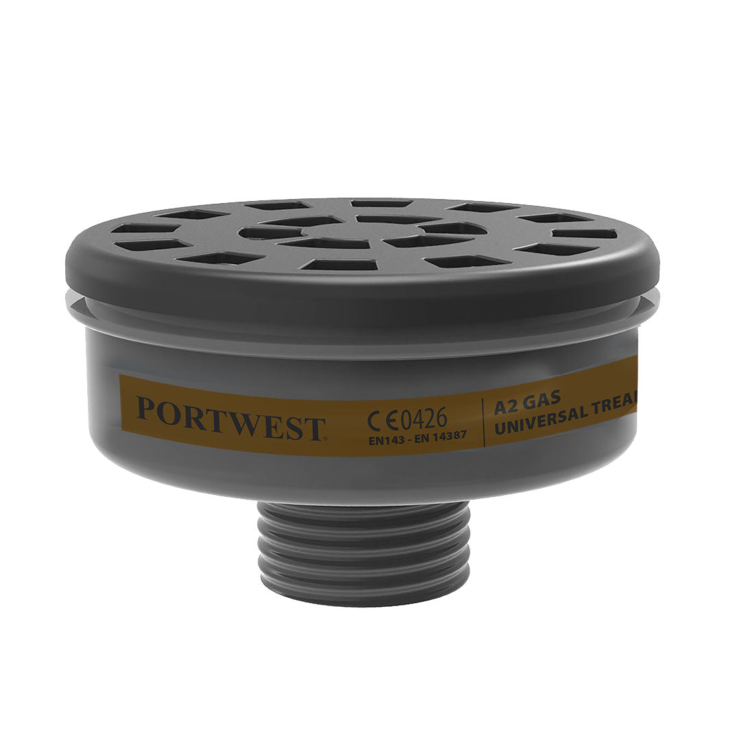 Portwest A2 Gas Filter Uni Tread (Pack of 6)