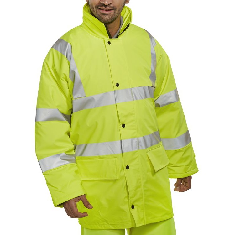 Beeswift Breathable Lined Jacket Saturn Yellow