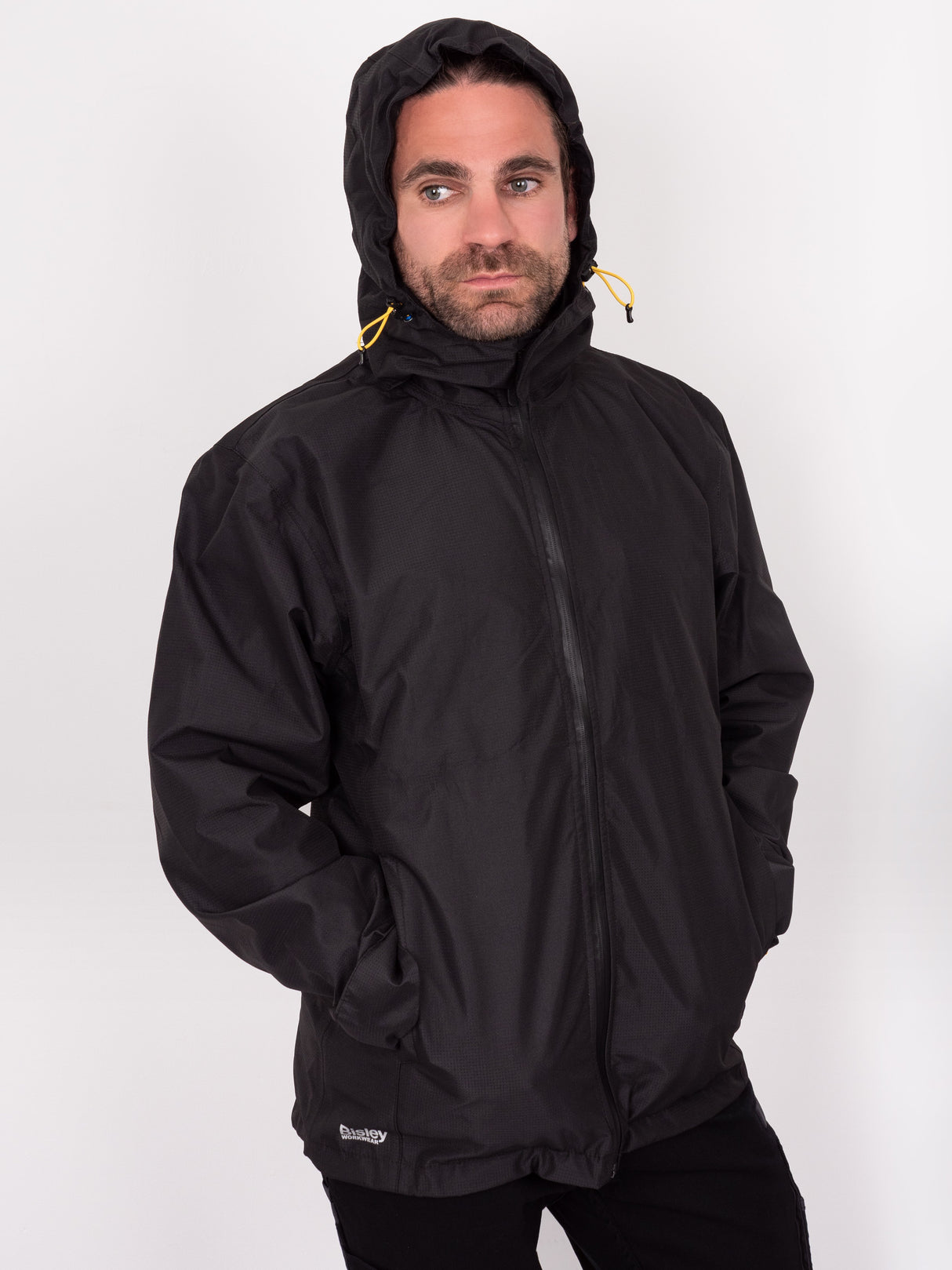 Bisley Lightweight Mini Ripstop Rain Jacket with Concealed Hood