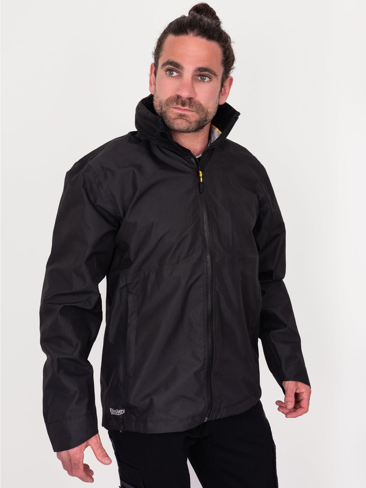 Bisley Lightweight Mini Ripstop Rain Jacket with Concealed Hood