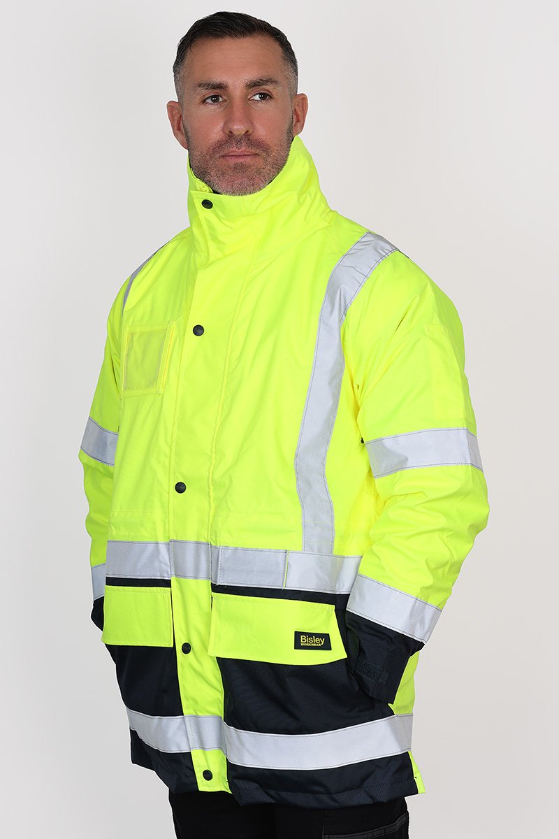 Bisley Taped Hi-Vis 5-in-1 Rain Jacket