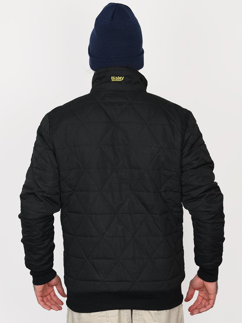 Bisley Sherpa Lined Quilted Long Sleeve Bomber Jacket