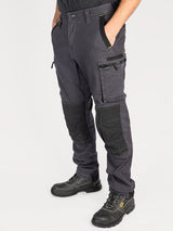 Bisley Flex & Move Stretch Utility Cargo Trousers With Kevlar® Knee Pad Pockets