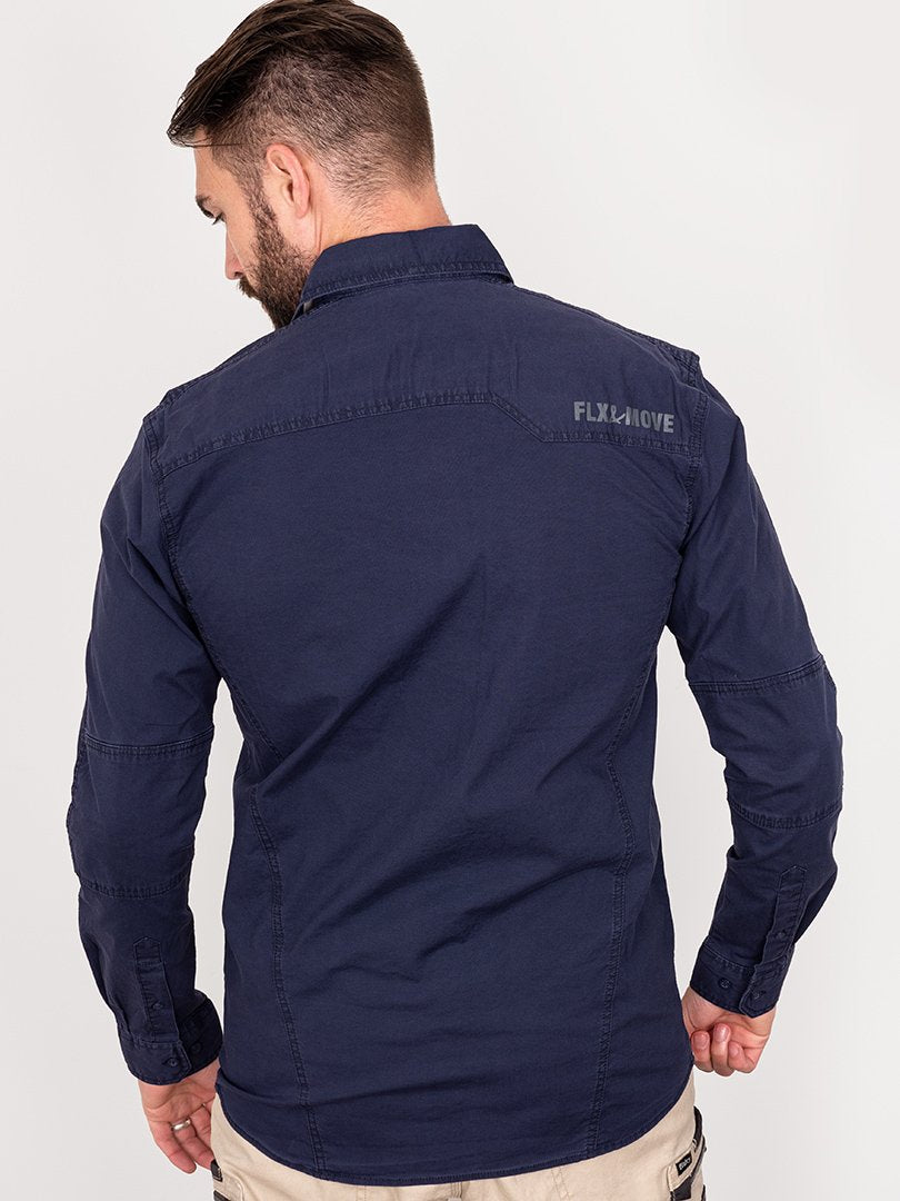 Bisley Flex & Move Long Sleeve Utility Work Shirt