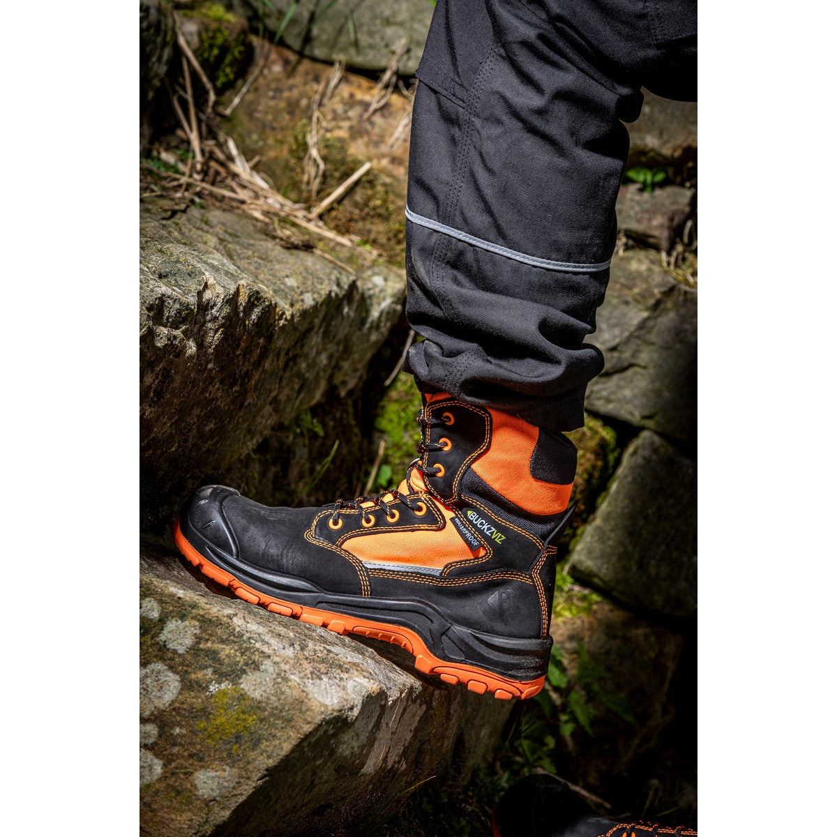 Buckbootz Buckz Viz Safety Lace/Zip Boots