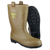 Amblers Safety Waterproof PVC Pull On Safety Rigger Boot